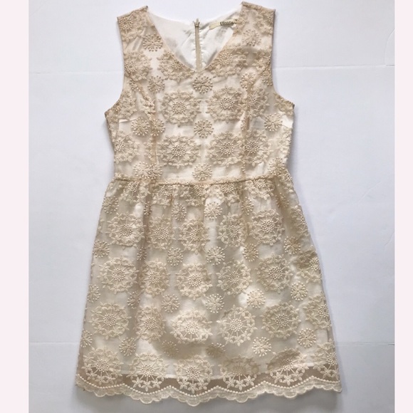 Ellison Dresses & Skirts - Ellison sleeveless lace dress size L